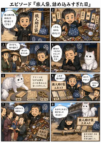 旅人袋、詰め込みすぎた日 thumbnail