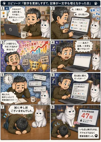 更新ばかりで記事が進まない日 thumbnail