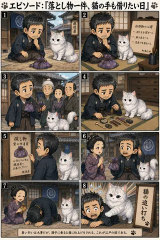落とし物一件、猫の手も借りたい日 thumbnail