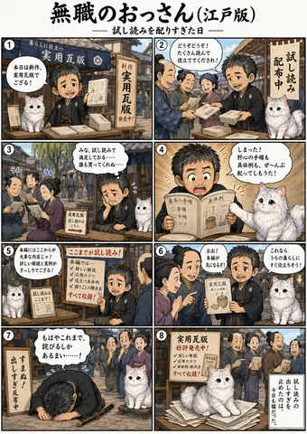 試し読みを配りすぎた日 thumbnail