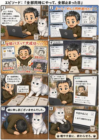 全部同時にやって、全部止まった日 thumbnail