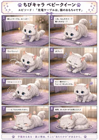 充電ケーブルは、猫のおもちゃです thumbnail