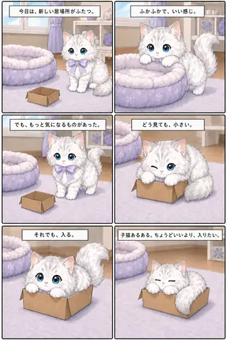 箱とふかふかベッド、子猫の居場所 thumbnail