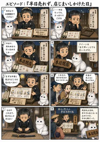 半日売れず、店じまいしかけて日 thumbnail