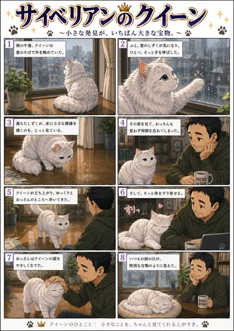 雨の日のクイーンと小さな宝物 thumbnail