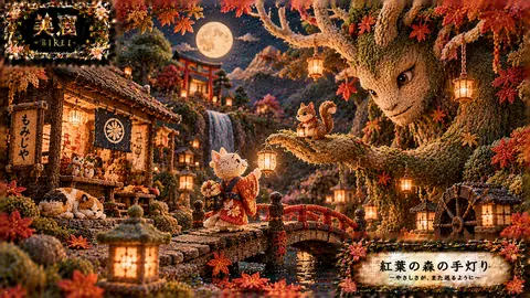 刺繍の森と灯籠の幻想郷 thumbnail