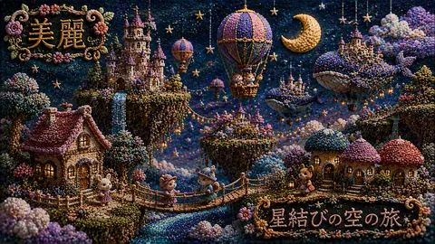 刺繍で彩る星結びの空の旅 thumbnail