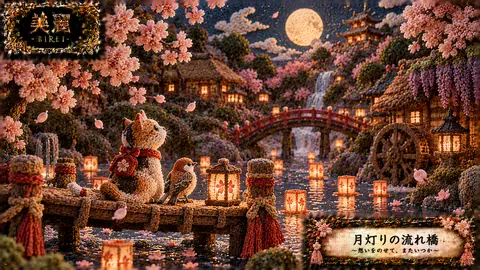 月明かりの刺繍幻想村 thumbnail