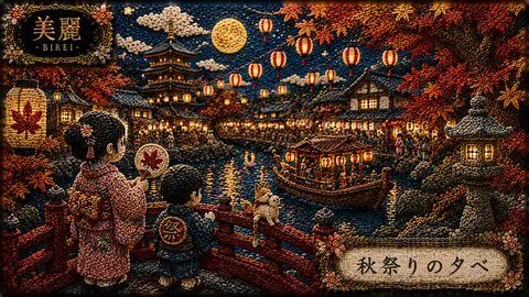刺繍で彩る秋祭りの夕べ thumbnail