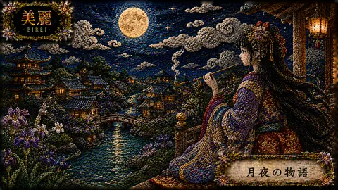 刺繍で彩る月夜の物語 thumbnail