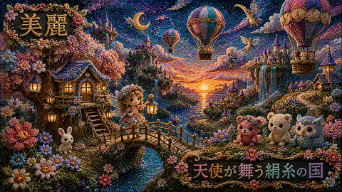 刺繍で描く天使の絹糸の国 thumbnail