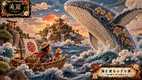 刺繍で描く海渡りの小さな旅 thumbnail