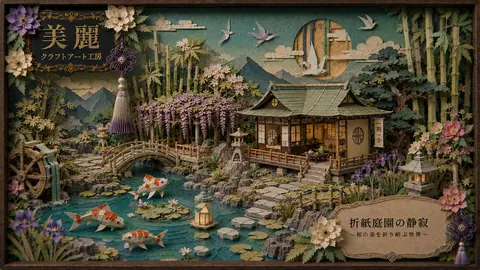 折り紙庭園の静寂 thumbnail