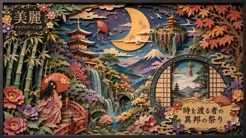 幻想和紙クラフトの山里祭り thumbnail