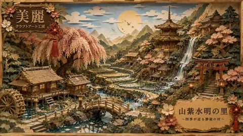 和紙細工の山紫水明な里 thumbnail