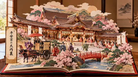 平安京の大内裏 春の紙芝居 thumbnail