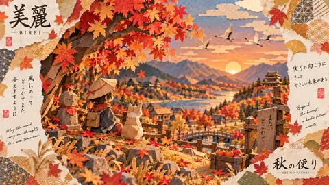 秋色の紙芝居、風の便り thumbnail