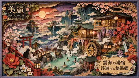 幻想の浮遊温泉郷・雲海の湯宿 thumbnail
