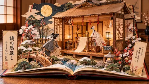 鶴の恩返し、紙芝居の夜 thumbnail