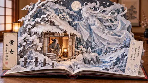 雪女の紙芝居 thumbnail