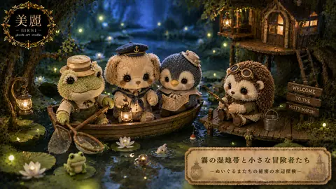 霧の湿地帯と小さな冒険者たち thumbnail
