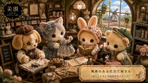 ぬいぐるまたちの小さな仕立て屋さん thumbnail