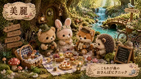 こもれび森のぬいぐるみピクニック thumbnail