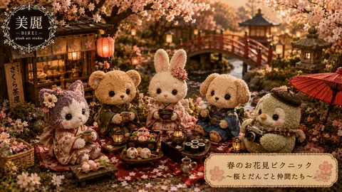 桜とだんごの仲間たち、春の花見ピクニック thumbnail