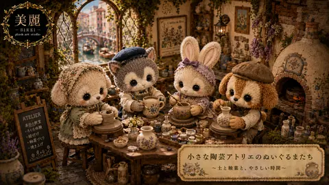 ぬいぐるみたちの小さな陶芸アトリエ thumbnail