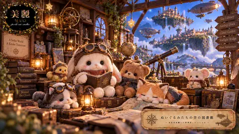 ぬいぐるみたちの星空アトリエ図書館 thumbnail
