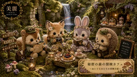 秘密の森のぬいぐるみ探検カフェ thumbnail