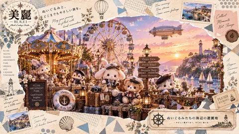 ぬいぐるみたちの海辺遊園地旅 thumbnail