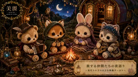 星灯りの下の旅する仲間たち thumbnail