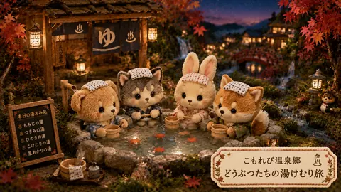 こもれび温泉のどうぶつ湯けむり旅 thumbnail