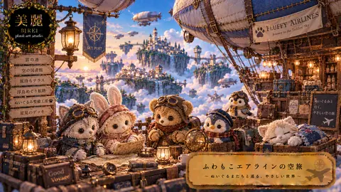 ぬいぐるみたちの雲港空旅 thumbnail