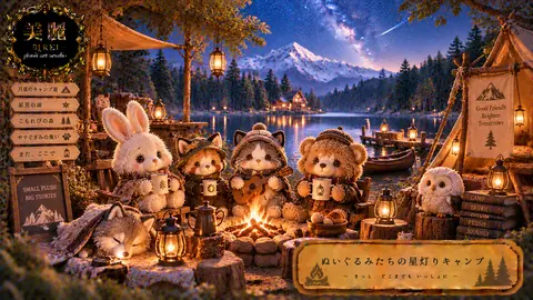 ぬいぐるみたちの星灯りキャンプ thumbnail
