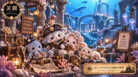 ぬいぐるみたちの海底ファンタジー thumbnail