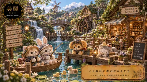 こもれびの森、ぬいぐるみ村の休日 thumbnail