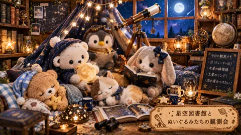 ぬいぐるみたちの星空図書館 thumbnail