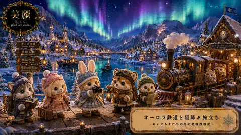 オーロラ鉄道と星降る冬の旅 thumbnail