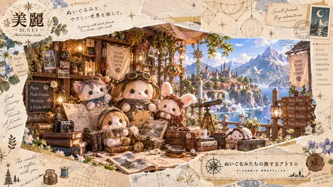 ぬいぐるみたちの旅するアトリエ thumbnail