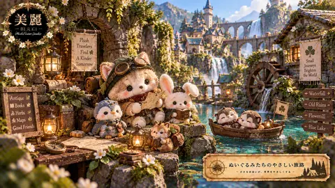 ぬいぐるみたちのやさしい旅路 thumbnail