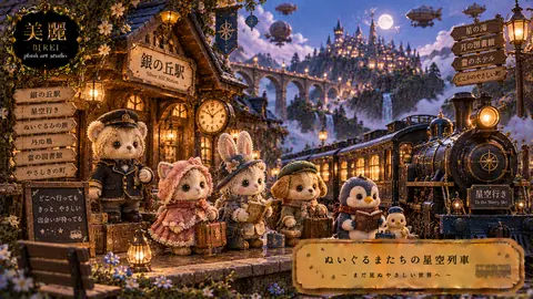 ぬいぐるみたちの星空列車 thumbnail