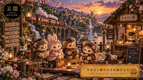 ぬいぐるまたちのやまびこ駅旅 thumbnail