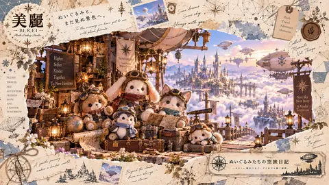 ぬいぐるみたちの空旅日記 thumbnail