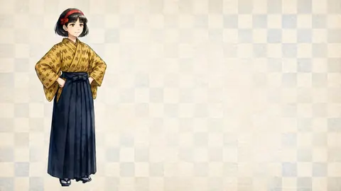 明治大正袴姿001 thumbnail