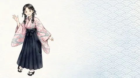 明治大正袴姿002 thumbnail