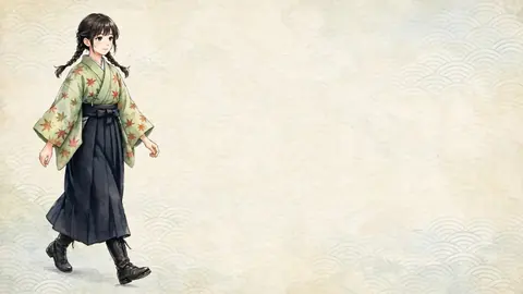 明治大正袴姿008 thumbnail