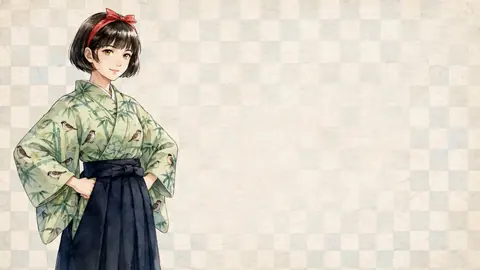 明治大正袴姿011 thumbnail