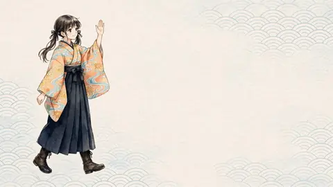 明治大正袴姿013 thumbnail